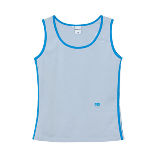 253LSLTOP014 Enzoblues Lined Sleeveless Light Grey