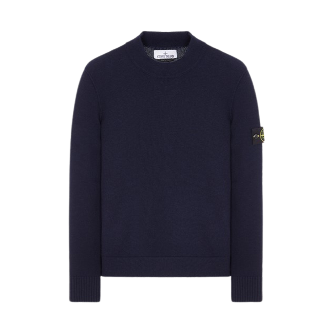 스톤 아일랜드 522B6 질롱 울 모크 터틀넥 니트 네이비 블루 - 23FW(Stone Island 522B6 Geelong Wool Mock Turtleneck Knit Navy Blue - 23FW) - 1