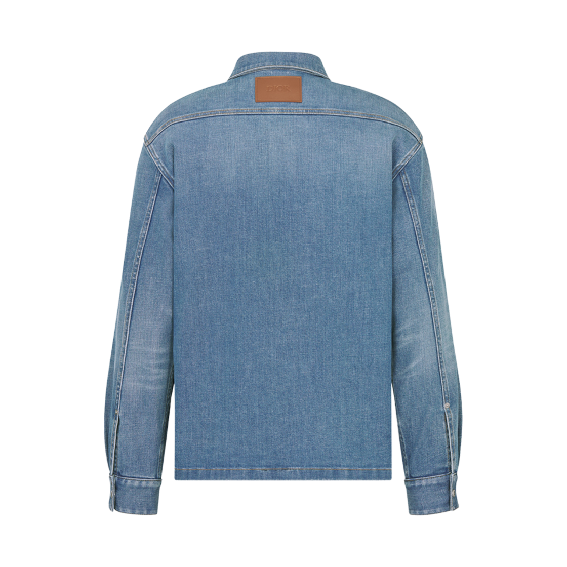 디올 오버셔츠 블루 블렌드 트윌(Dior Overshirt Blue Blend Twill) - 2