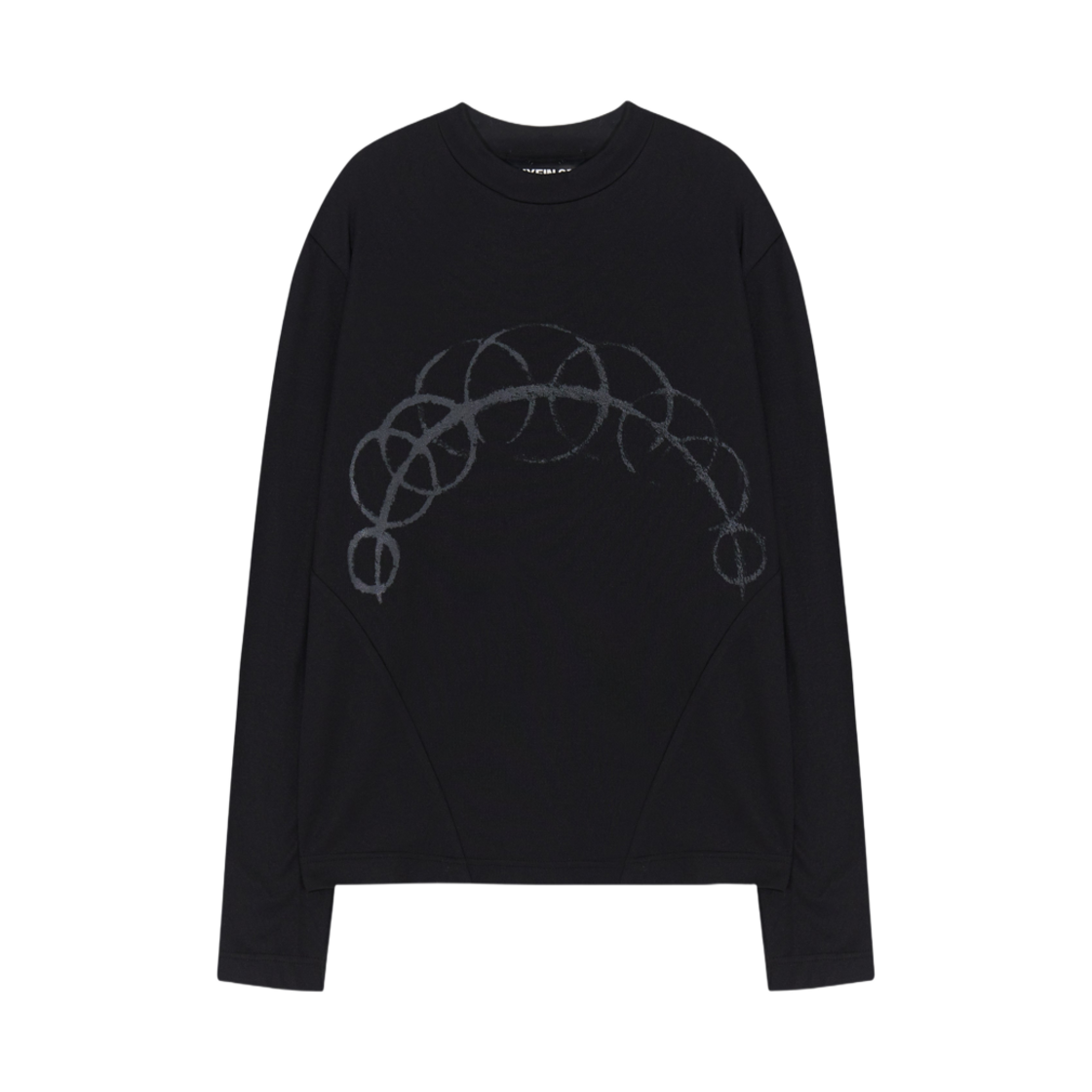 혜인 서 그래픽 롱슬리브 블랙(Hyein Seo Graphic Long Sleeve Black)