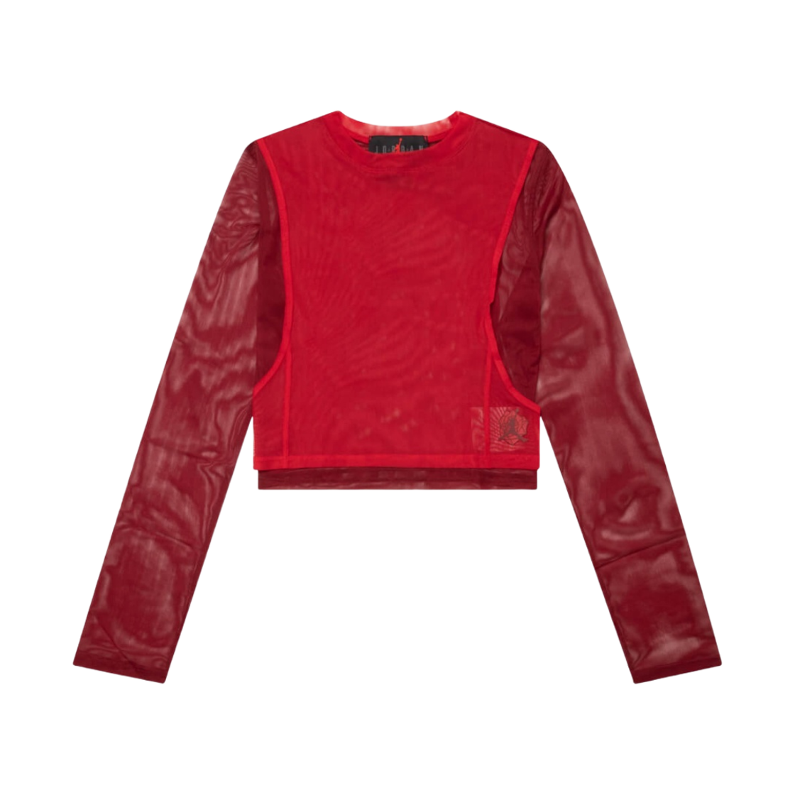 FB2615-687 (W) Jordan x Teyana Taylor L/S Mesh Top Gym Red - US/EU