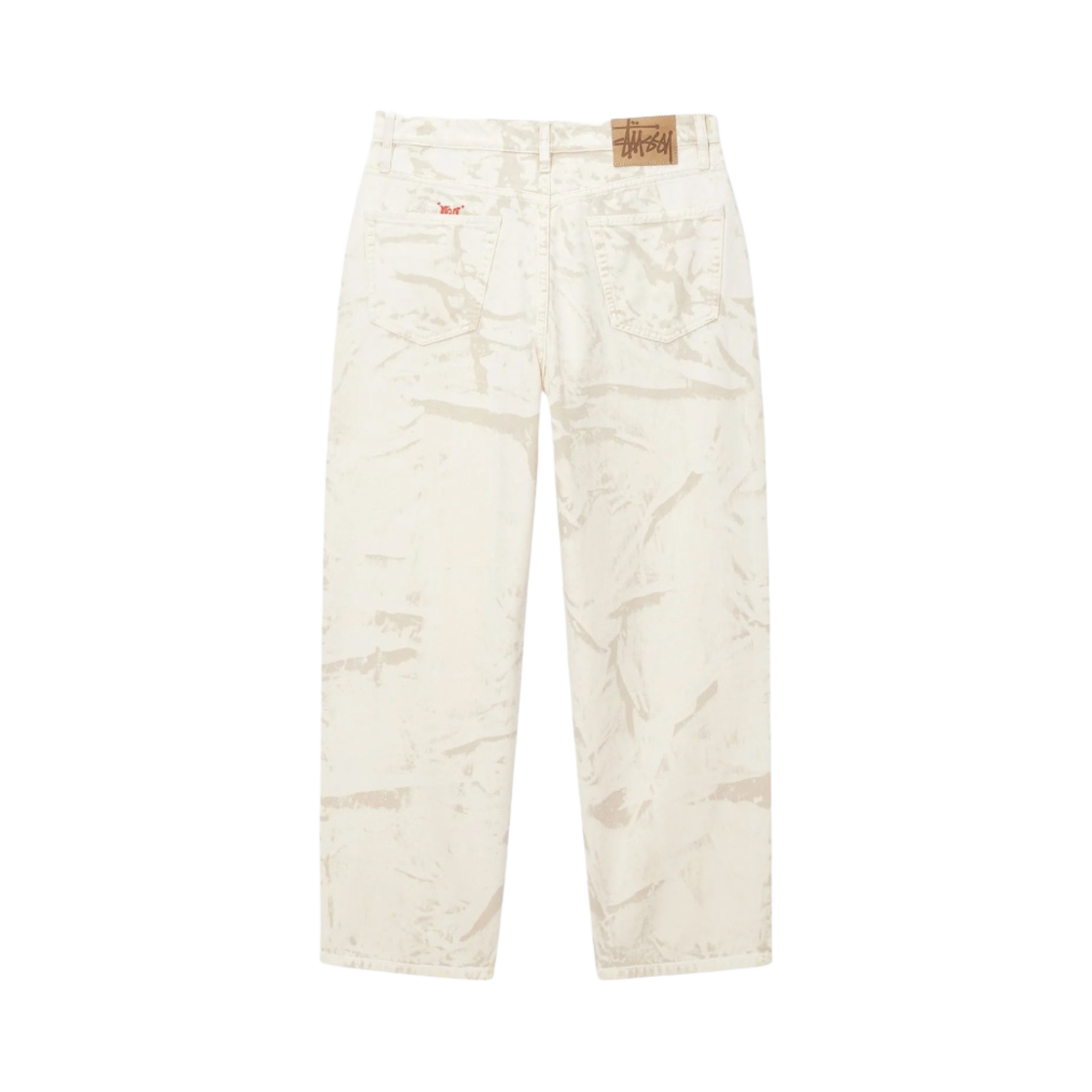 스투시 디스트레스드 캔버스 빅 올 진 카키(Stussy Distressed Canvas Big OL' Jeans Khaki) - 2
