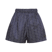 (W) Prada Nylon Shorts Blue White