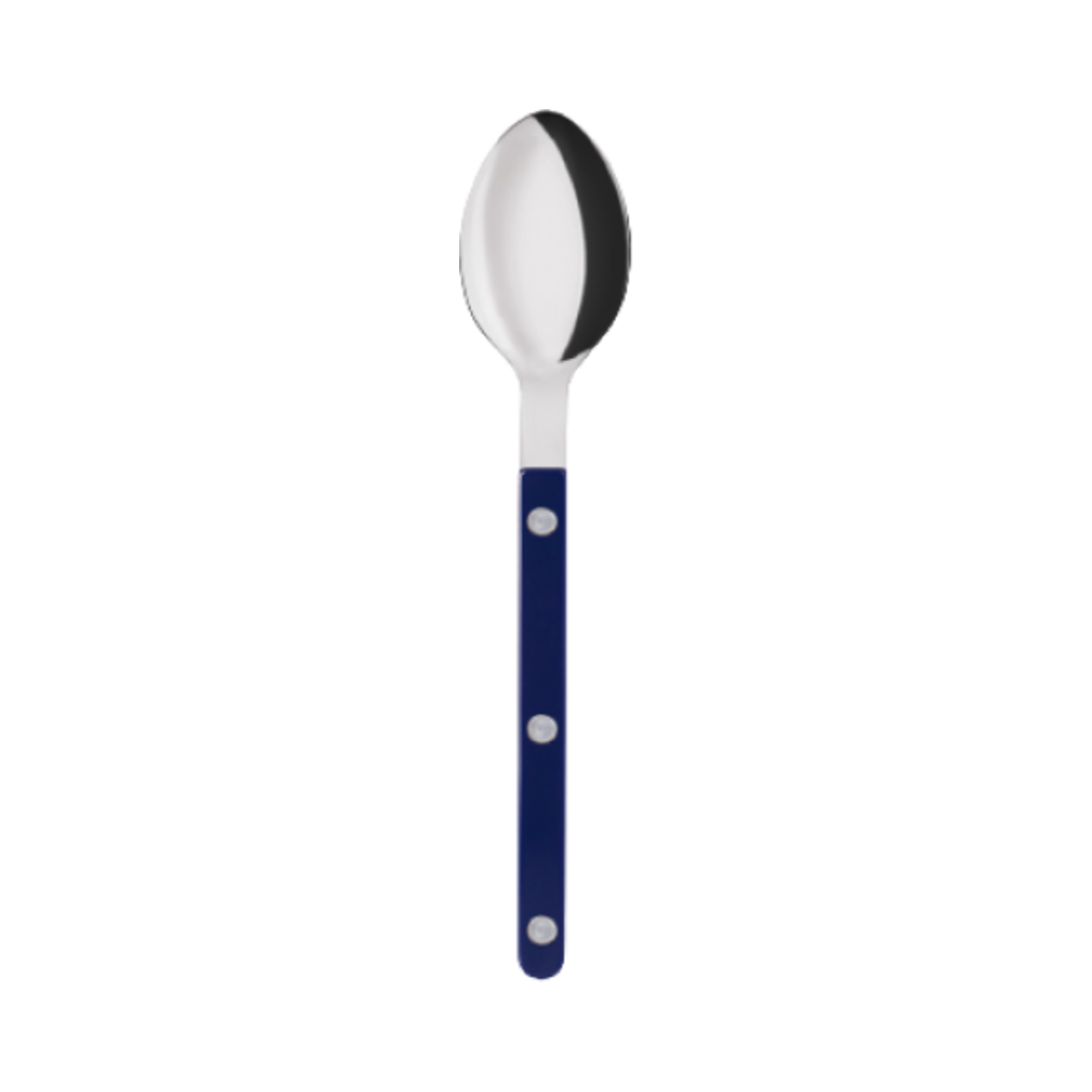 사브르 파리 비스트로 커트러리 샤이니 샐러드 스푼 네이비 블루(Sabre Paris Bistrot Cultlery Shiny Salad Spoon Navy Blue)