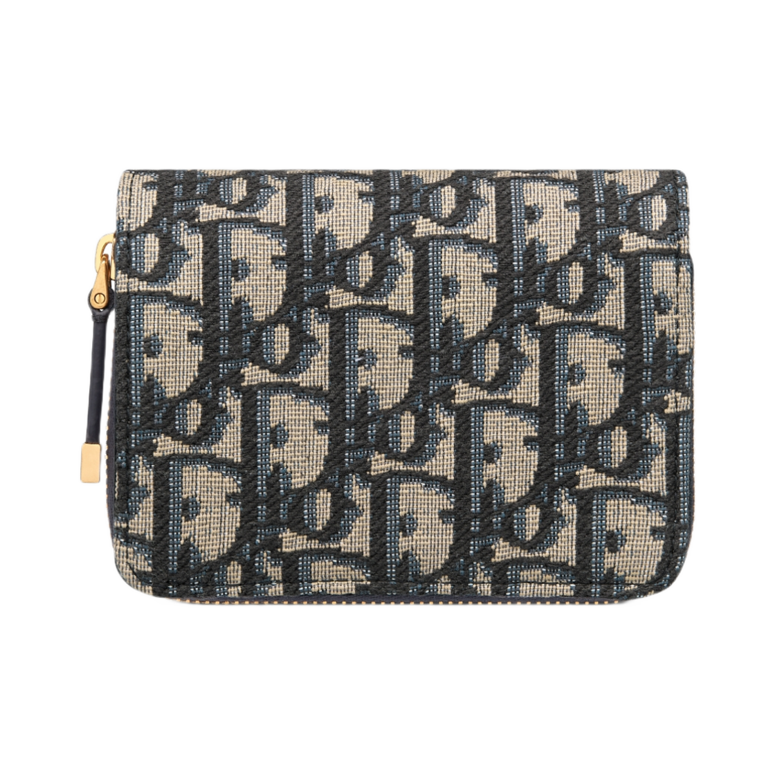 디올 30 몽테인 아카시아스 월렛 디올 오블리크 자카드 앤 스무스 카프스킨 블루(Dior 30 Montaigne Acacias Wallet Dior Oblique Jacquard and Smooth Calfskin Blue) - 3