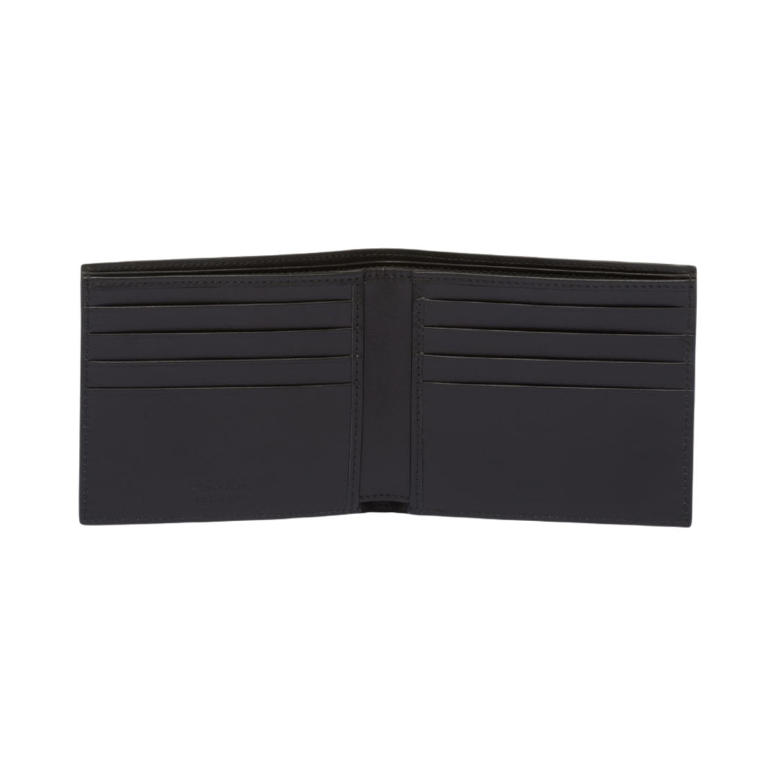 프라다 레더 지갑 블랙(Prada Leather Wallet Black) - 2