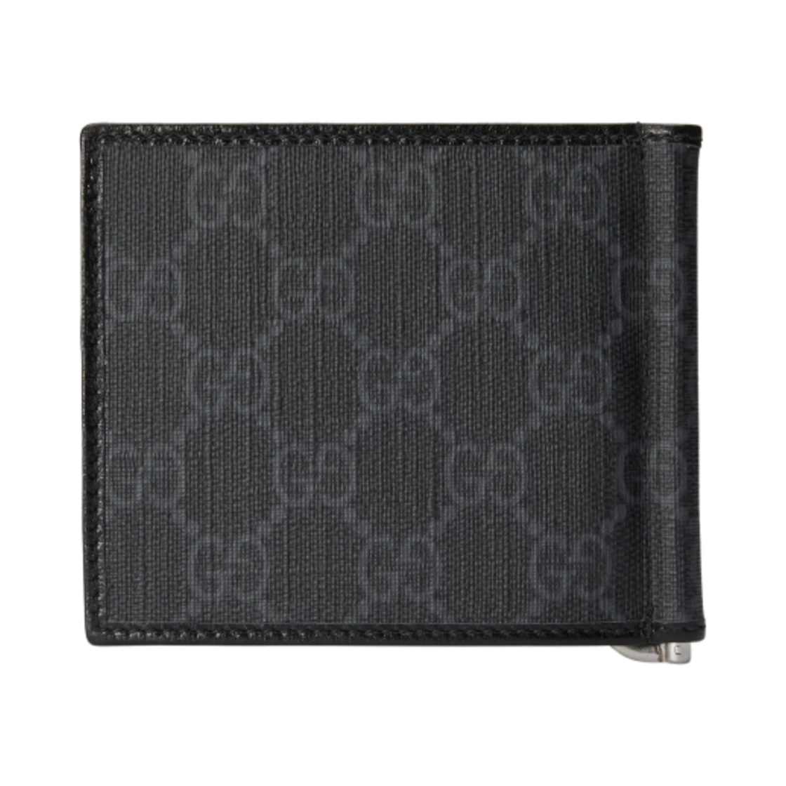 구찌 GG 슈프림 캔버스 인터로킹 G 카드 케이스 지갑 블랙(Gucci GG Supreme Canvas Card Case Wallet with Interlocking G Black) - 3