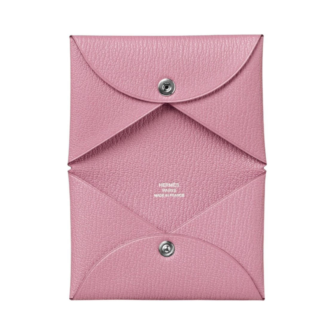 에르메스 칼비 카드 홀더 미조레 고트스킨 & 팔라듐 하드웨어 모브 실베스트레(Hermes Calvi Card Holder Mysore Goatskin & Palladium Mauve Sylvestre) - 2