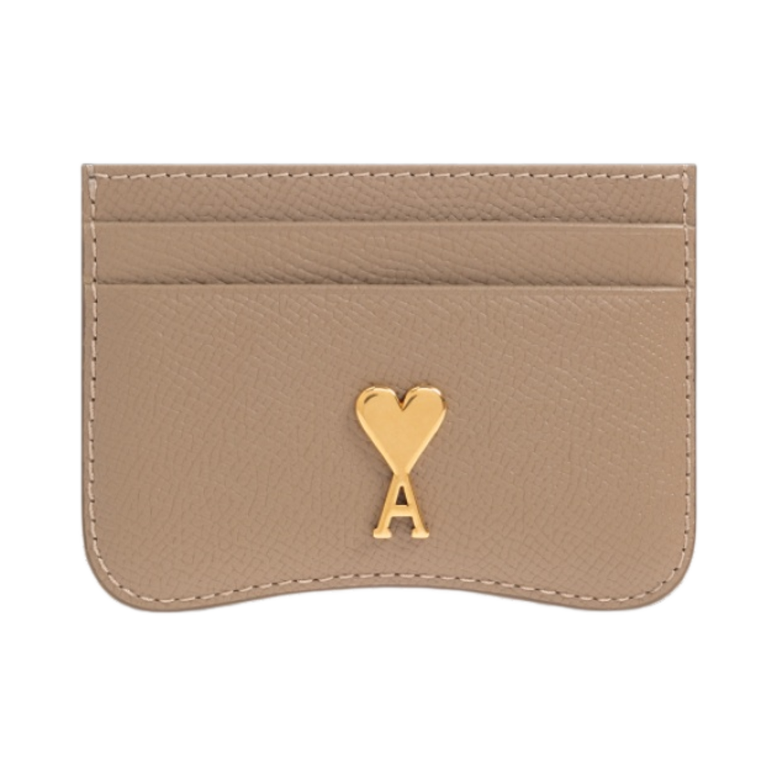 아미 카드 홀더 라이트 토프(AMI Card Holder Light Taupe)