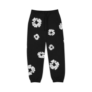 Denim Tears The Cotton Wreath Sweatpants Black