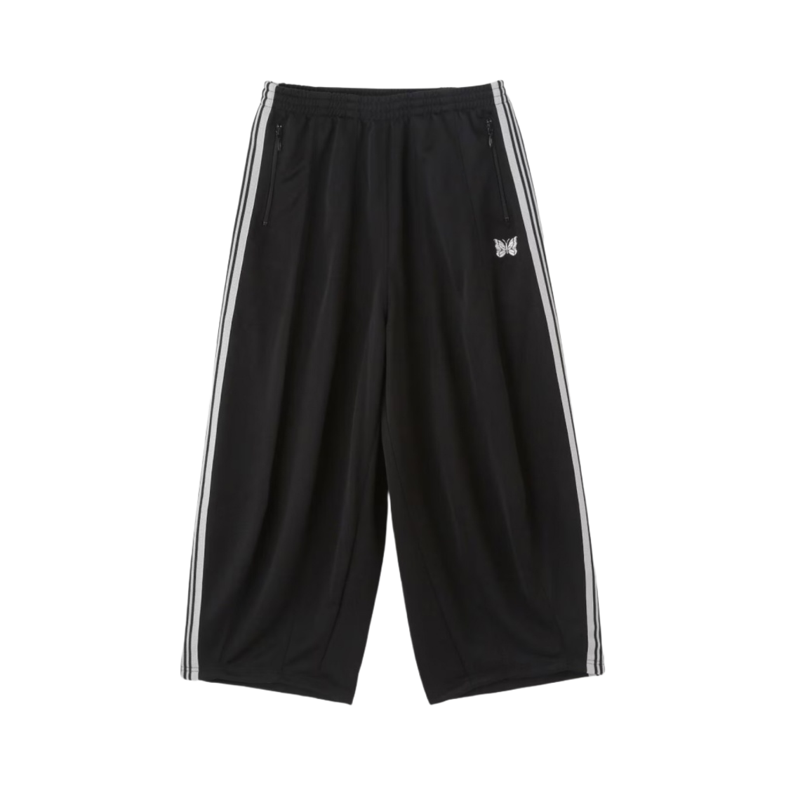 니들스 x LHP H.D. 트랙 팬츠 폴리 스무스 블랙 화이트(Needles x LHP H.D. Track Pants Poly Smooth Black White)