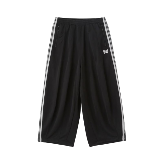 OT1609 Needles x LHP H.D. Track Pants Poly Smooth Black White