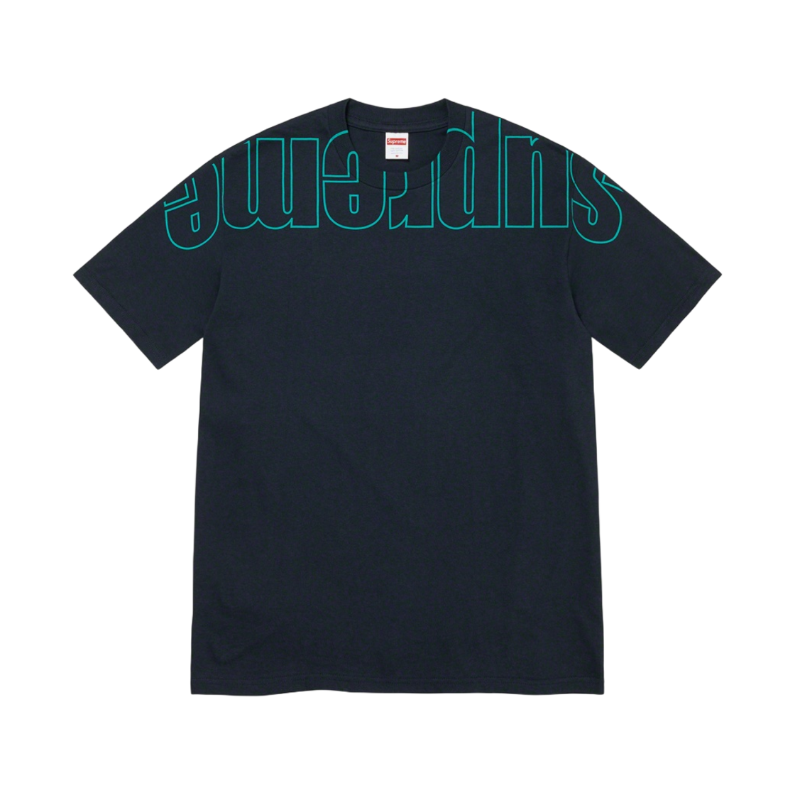 슈프림 업사이드 다운 티셔츠 네이비 - 22FW(Supreme Upside Down T-Shirt Navy - 22FW) - 1