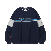 SPORT CHAMBER SC Block Sweatshirt Navy