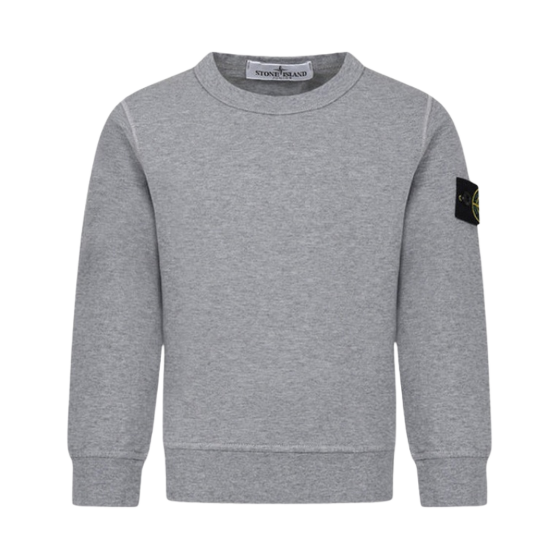 801661340-V0M64 (Kids) Stone Island 61340 Cotton Fleece Crewneck Sweatshirt Powder Melange - 24SS