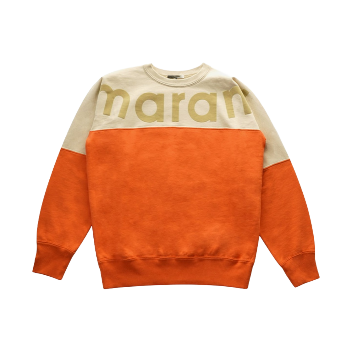 이자벨 마랑 하울리 투톤 로고 스웨트셔츠 오렌지 - 22FW(Isabel Marant Howley Two Tone Logo Sweatshirt Orange - 22FW) - 1