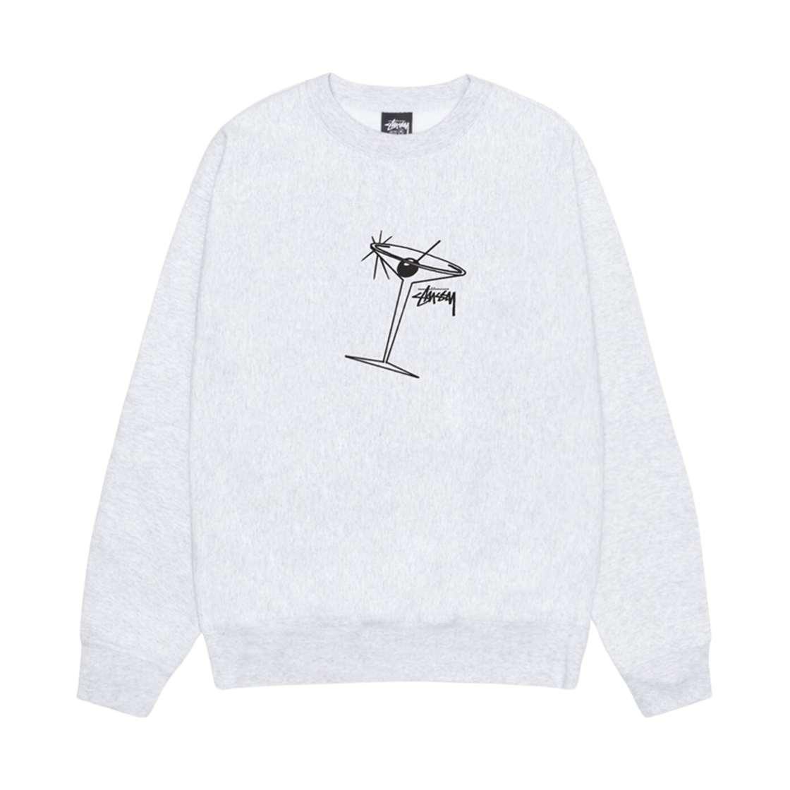 【STUSSY FA24'】Stussy Martini Crew Stussy Martini Crew Black Men's - SS24 - US
