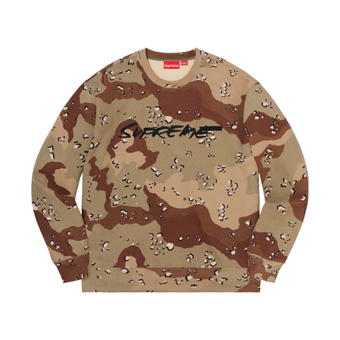 슈프림 퓨추라 로고 크루넥 초콜릿 칩 카모 - 20FW