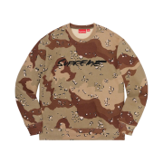 Supreme Futura Logo Crewneck Chocolate Chip Camo - 20FW