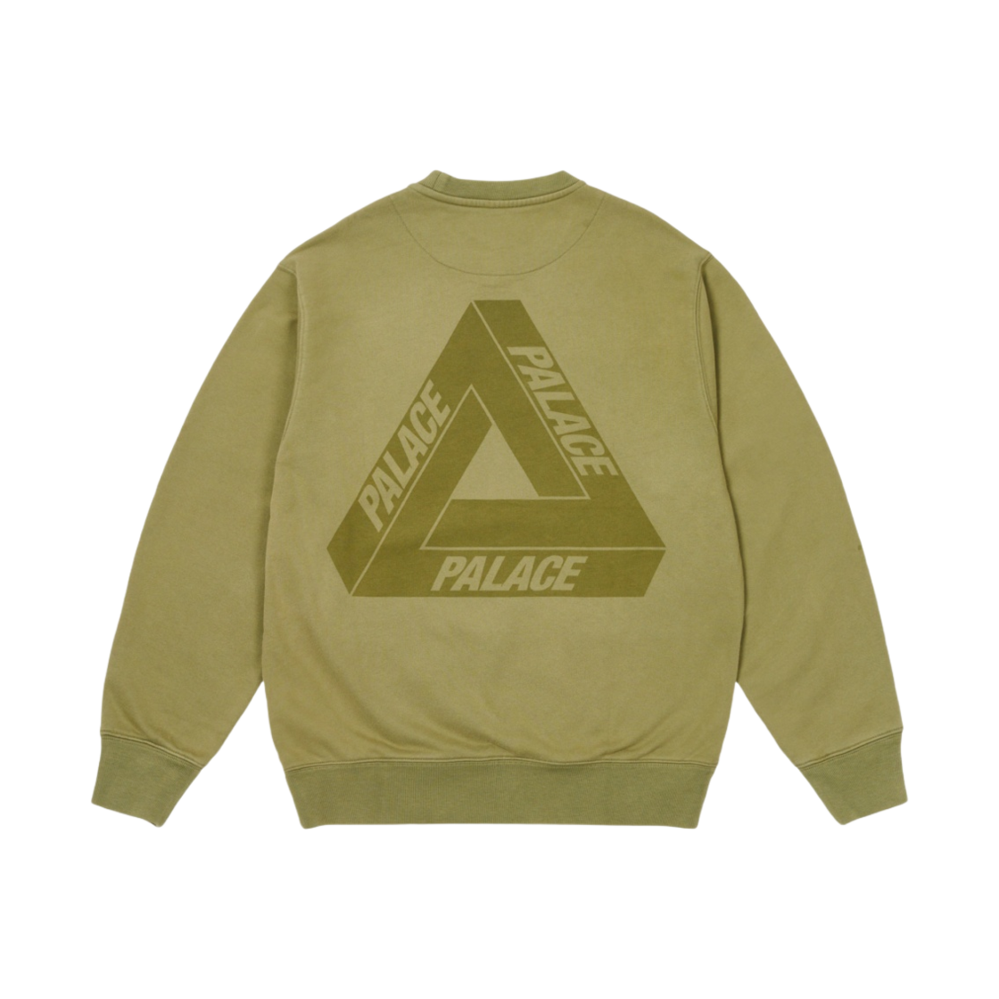 - Palace Spray Tri-Ferg Crew The Deep Green - 24SS