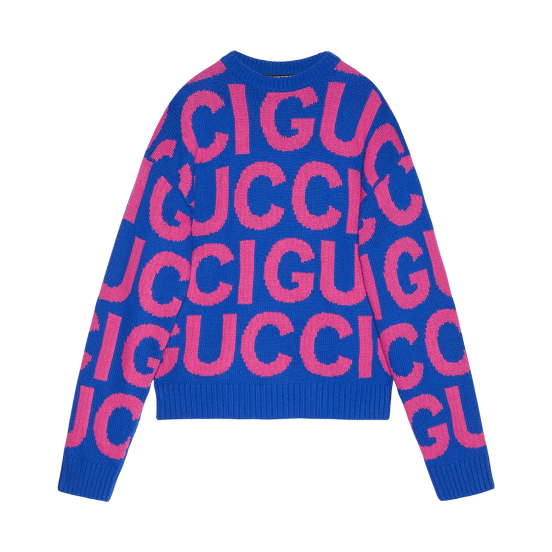 トップス Gucci wool LS knit blue flower butterfly トップス Gucci wool LS knit blue flower butterfly トップス Gucci