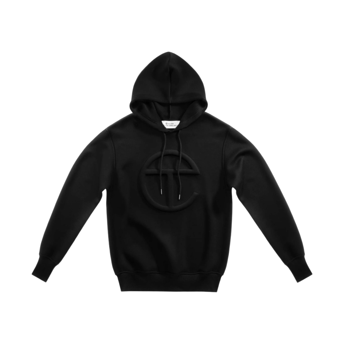 텔파 엠보스드 후드 블랙(Telfar Embossed Hoodie Black)