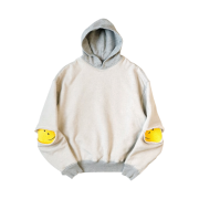 Kapital Top Fleece Reversible Elbow Lip Hood Sweatshirt Kinari Gray