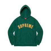 Supreme Pearl Logo Hooded Sweatshirt Dark Green - 21FW