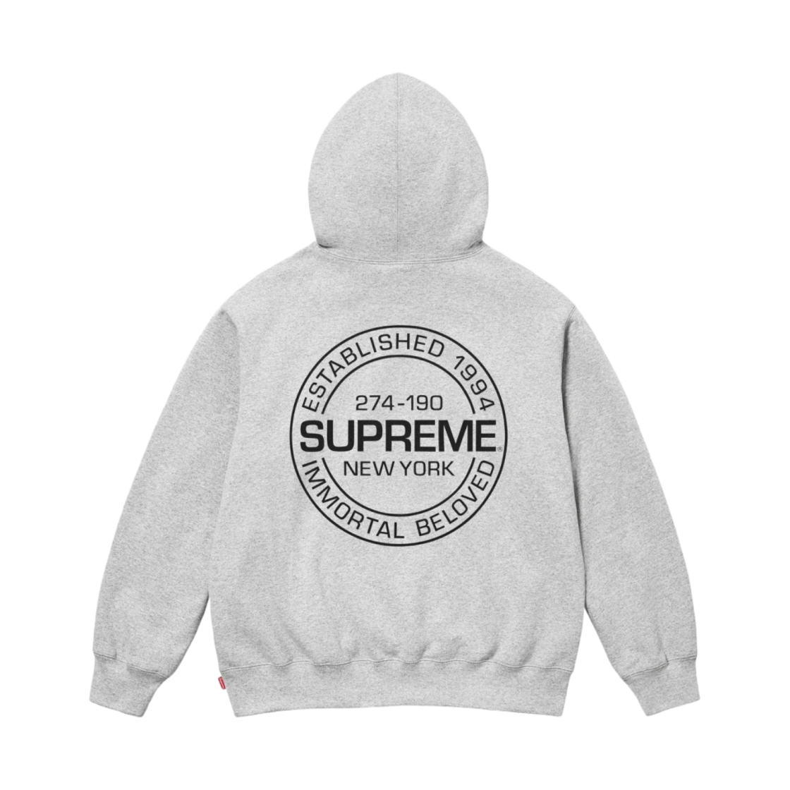 슈프림 이모탈 후드 스웨트셔츠 헤더 그레이 - 24SS(Supreme Immortal Hooded Sweatshirt Heather Grey - 24SS) - 1