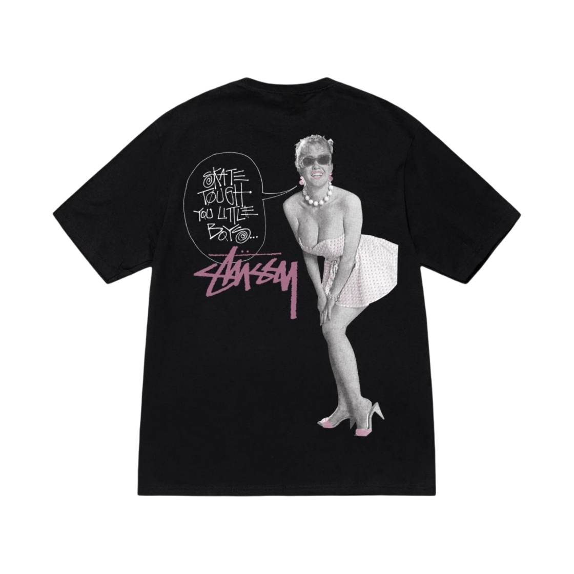 스투시 스케이트 터프 티셔츠 블랙