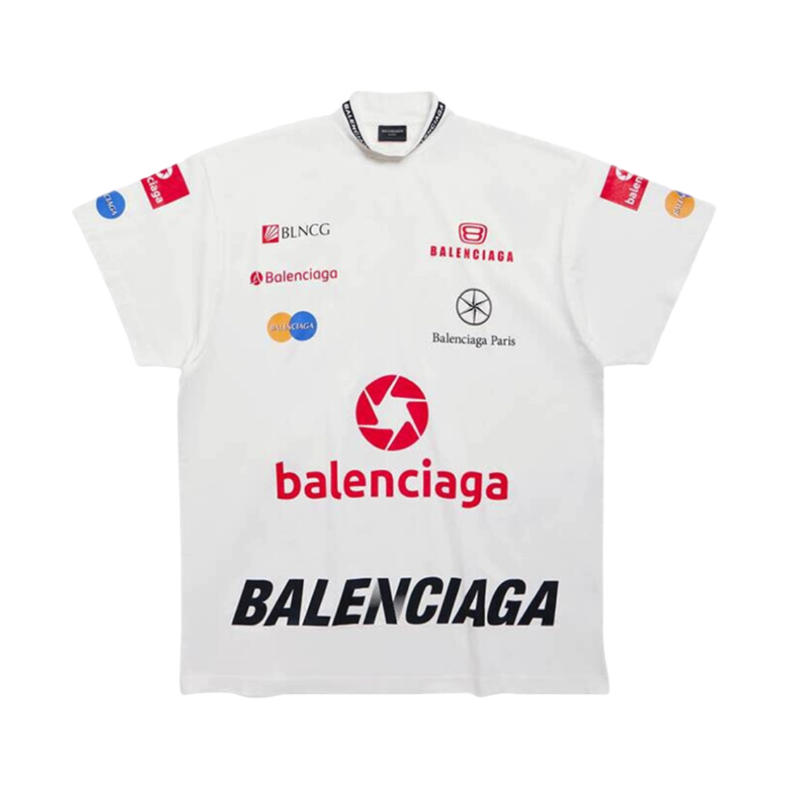 발렌시아가 탑 리그 티셔츠 오버사이즈 화이트(Balenciaga Top League T-Shirt Oversized White) - 2