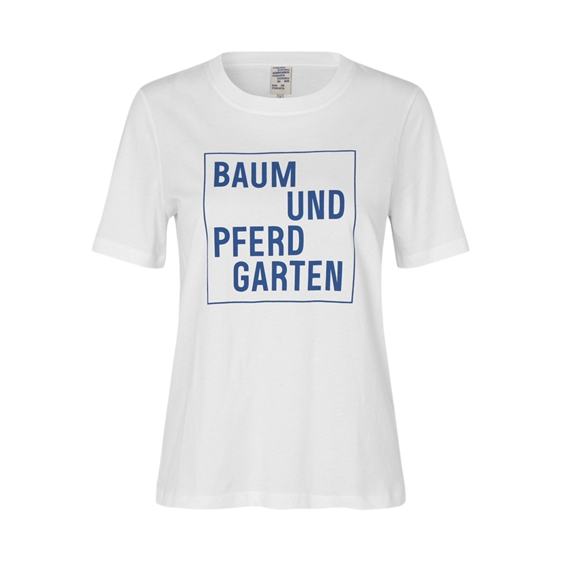 바움 운드 페르드가르텐 우먼 야오 브라이트 화이트 마린 로고(Baum und Pferdgarten Women Jawo Bright White Marine Logo)