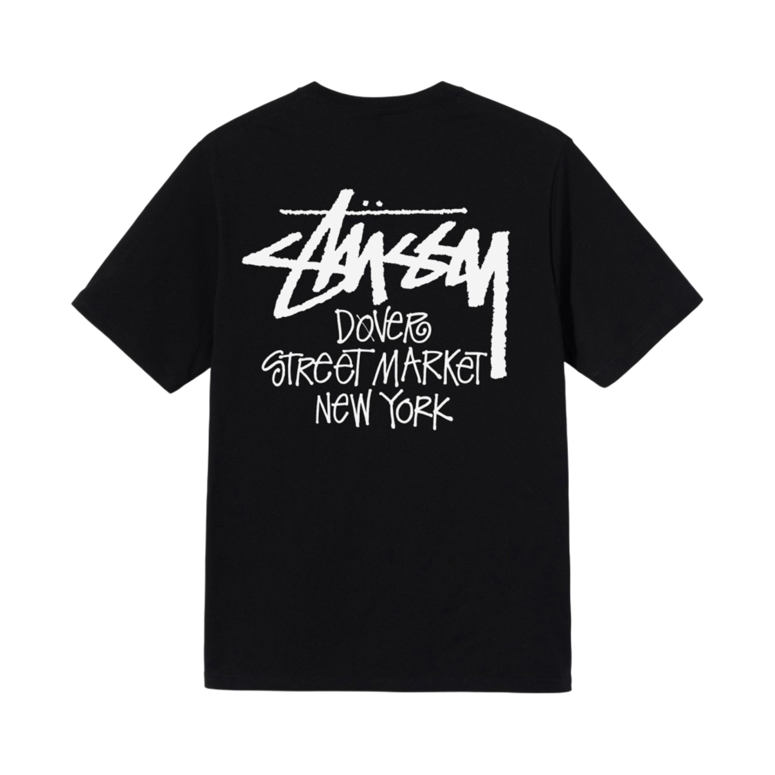 스투시 스탁 도버 스트리트 마켓 뉴욕 티셔츠 블랙