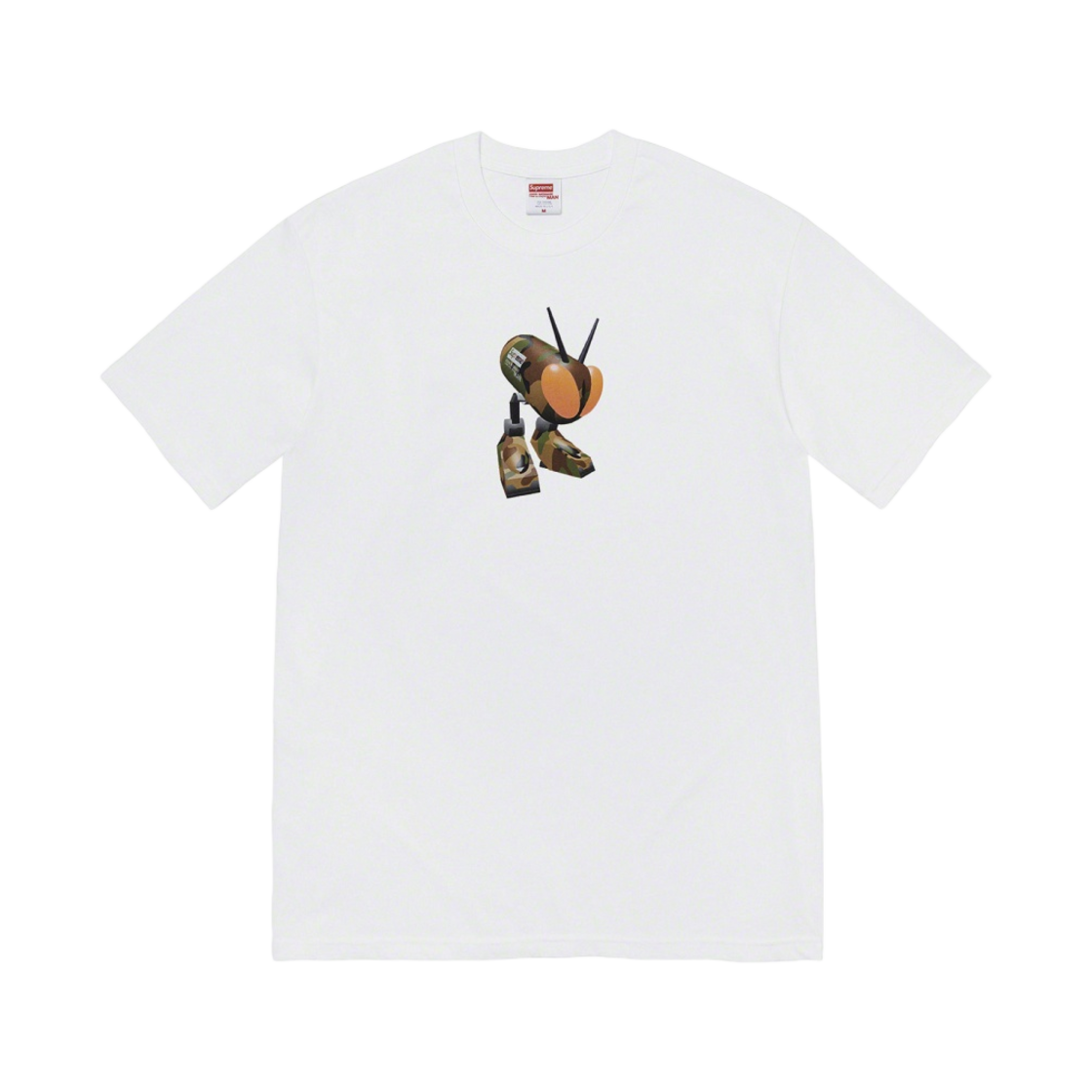 슈프림 x 꼼데가르송 준야 와타나베 맨 버그 티셔츠 화이트 - 21FW(Supreme x Comme des Garcons Junya Watanabe Man Bug T-Shirt White - 21FW)