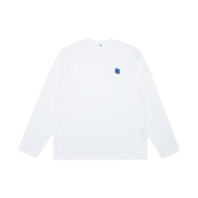 Ader Error Sig; TRS/BL Tag LS T-Shirt 01 Off White