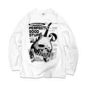 DEFYCLUBROBBERS My Companion Long Sleeve Stratocaster White