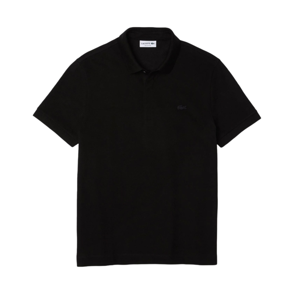 라코스테 스마트 스트레치 코튼 파리 폴로 셔츠 블랙(Lacoste Smart Stretch Cotton Paris Polo Shirt Black)