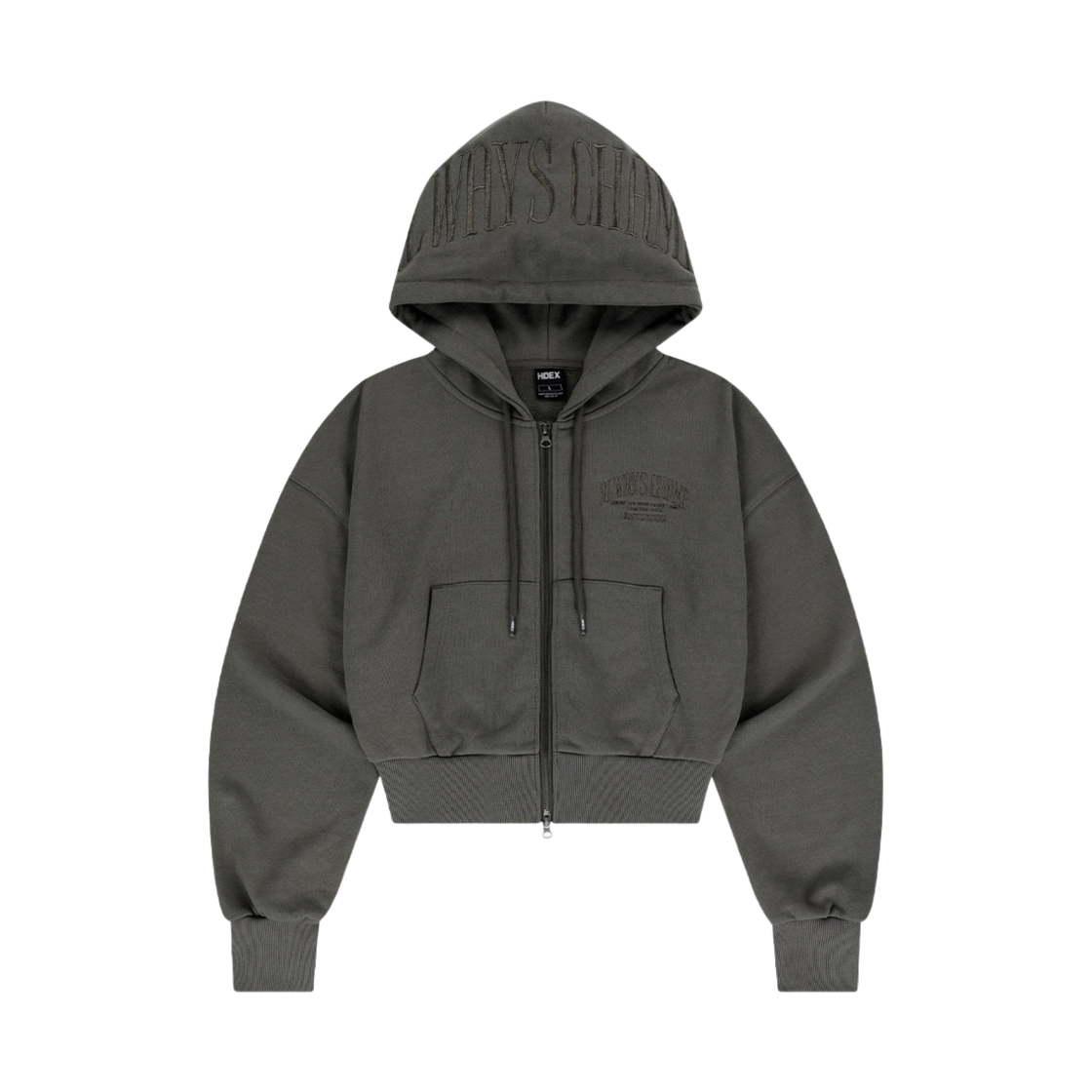 에이치덱스 우먼스 얼웨이즈 후디 집업 스모키 브라운(HDEX Womens Always Zip-Up Hoodie Smokey Brown)