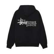 Stussy Superior Quality Zip Hoodie Black