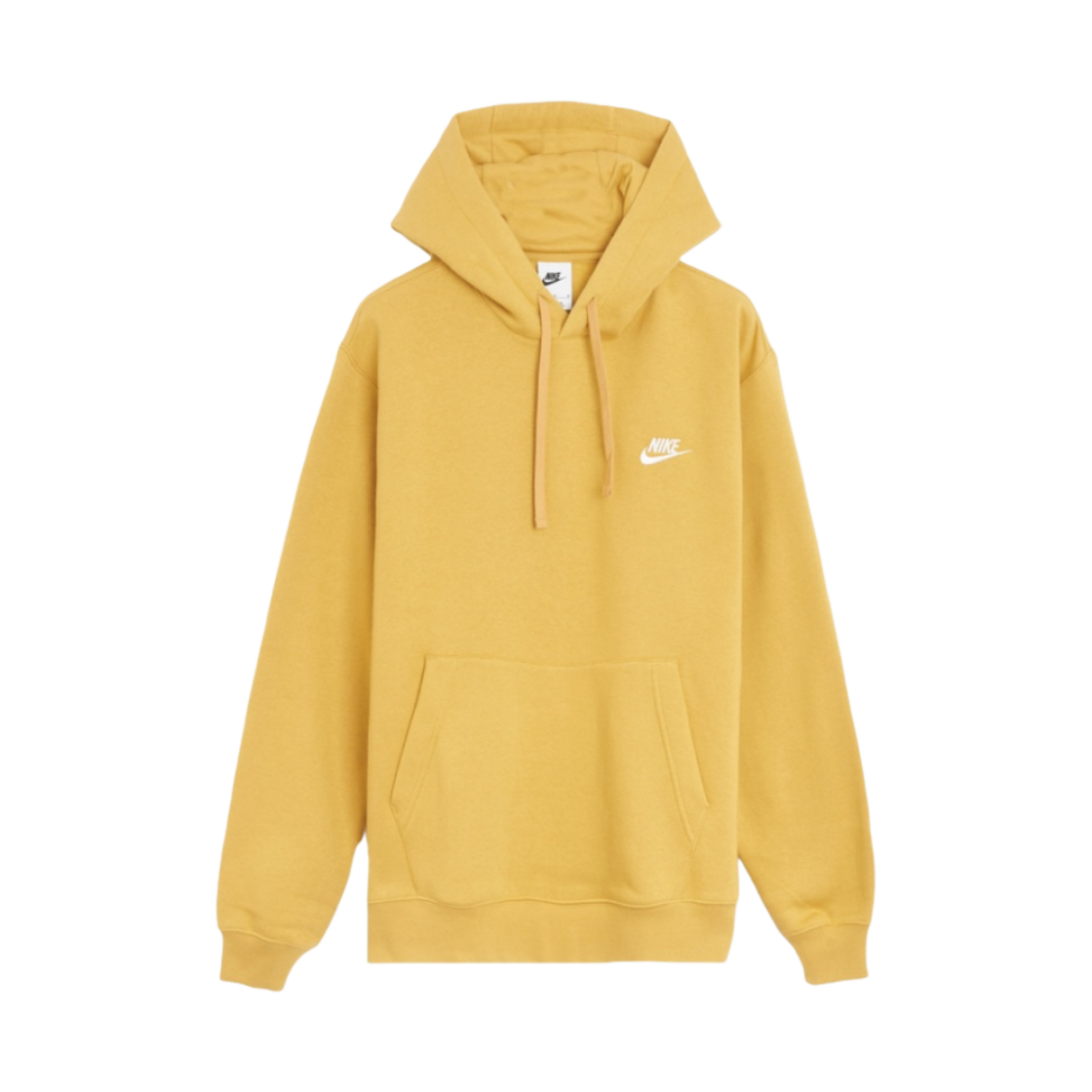 나이키 NSW 클럽 플리스 풀오버 후드 새턴 골드 - 아시아(Nike NSW Club Fleece Pullover Hoodie Saturn Gold - Asia) - 1