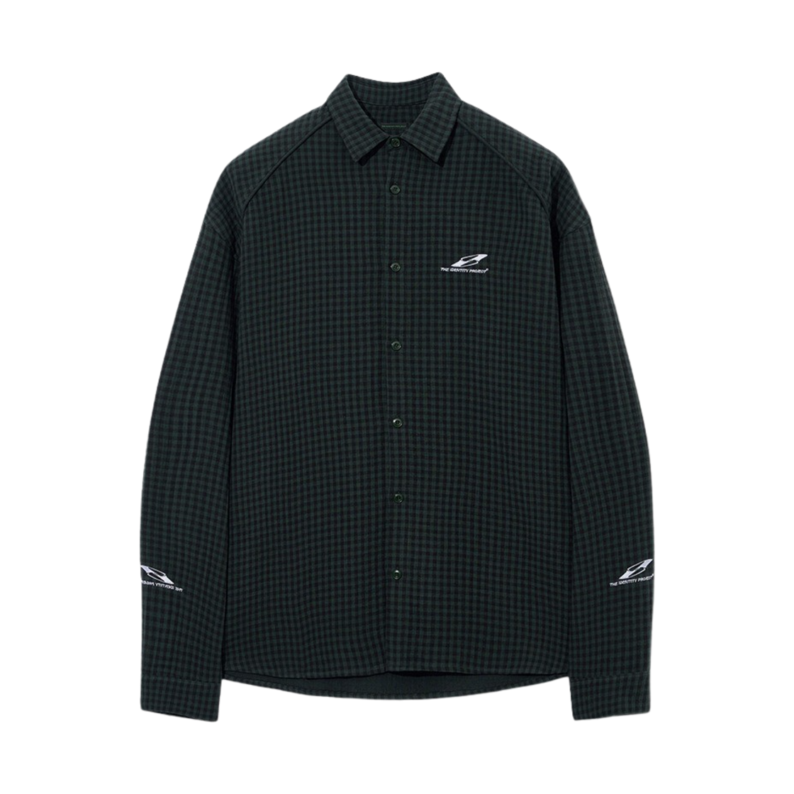 188_TIP THE IDENTITY PROJECT Sakki Check Shirts Elm Green