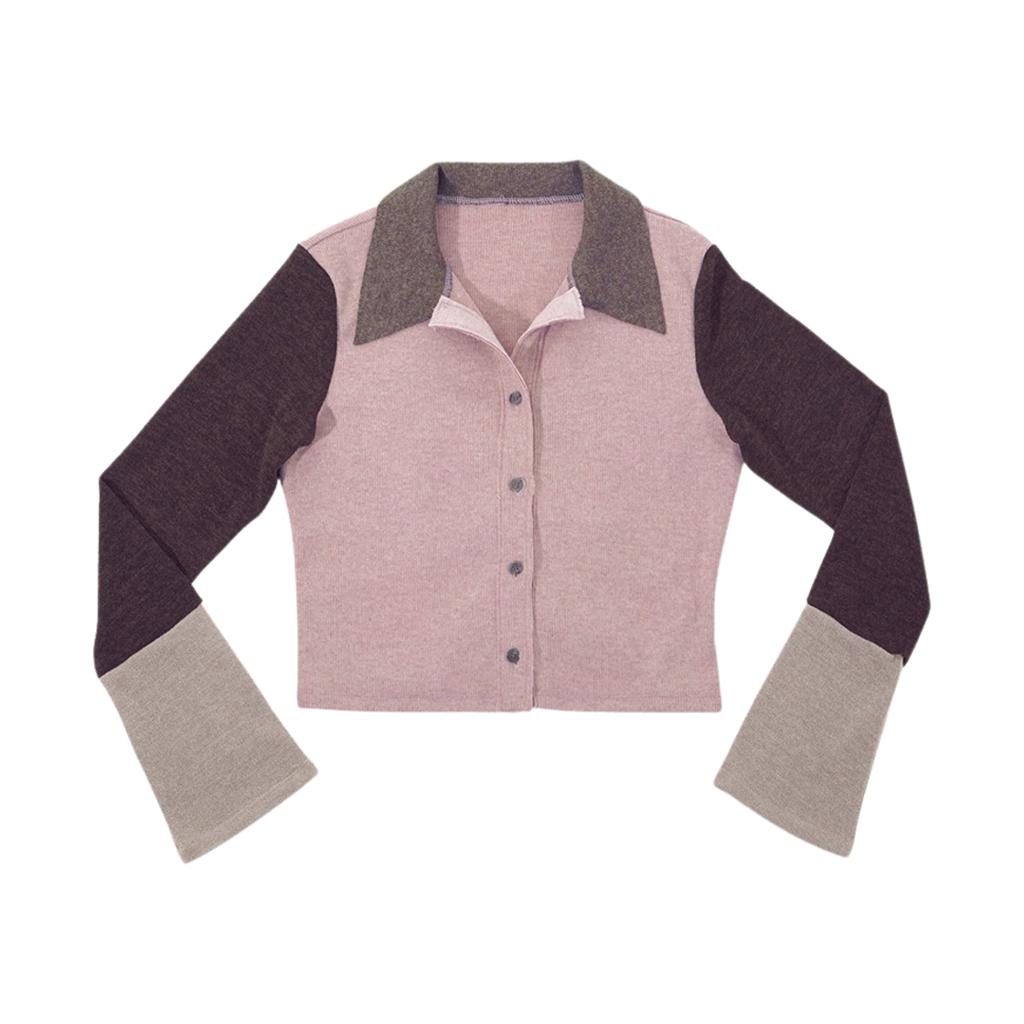 23FWKN02 Darling You're Bad Women Multicolor Knit Pink Brown