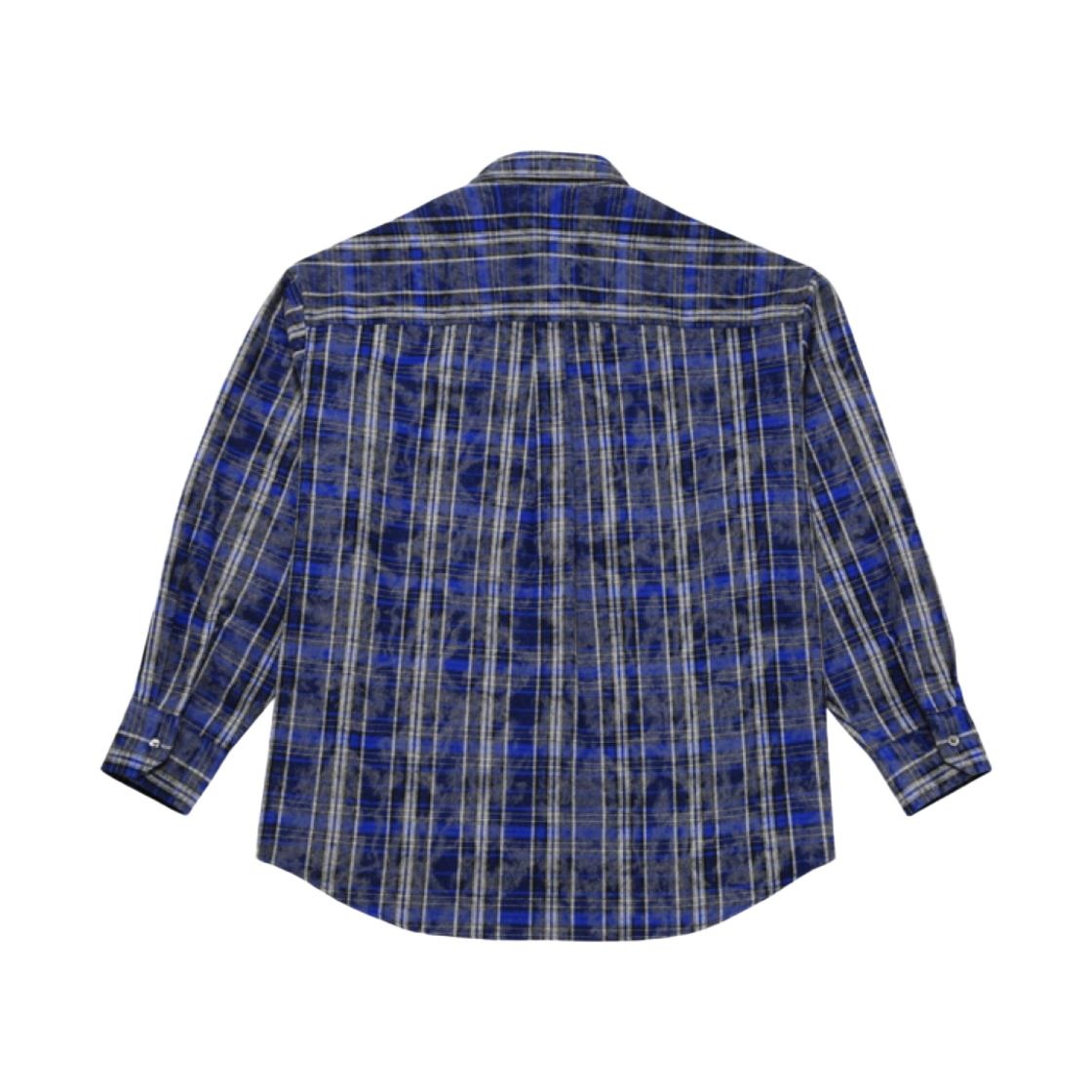 엠제이디 더티 플란넬 체크 셔츠 블루(MJD Dirty Flannel Check Shirt Blue) - 2