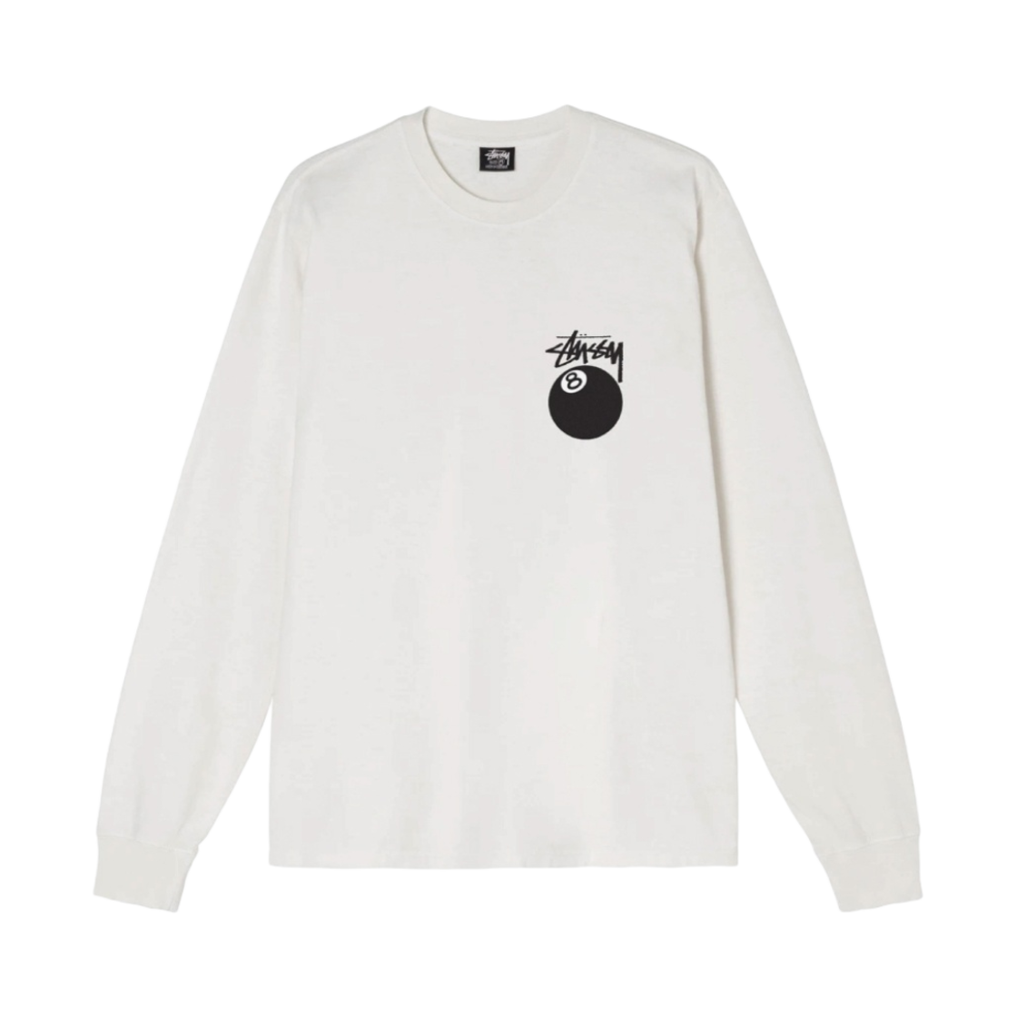 스투시 8볼 피그먼트 다이드 롱슬리브 티셔츠 내츄럴(Stussy 8 Ball Pigment Dyed LS T-Shirt) - 2