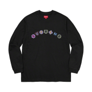 Supreme Geo Arc L/S Top Black - 21FW