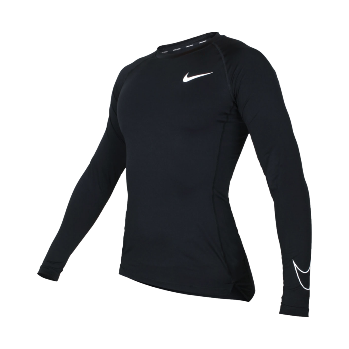 나이키 프로 드라이핏 타이트핏 롱슬리브 탑 블랙 - 아시아(Nike Pro Dri-Fit Tight-Fit Long Sleeve Top Black - Asia)