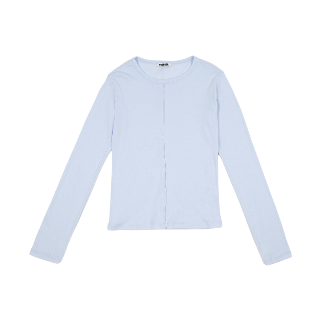 Body Pointed Longsleeve Ts Blue YOUNGOH Body Pointed Longsleeve Ts Blue