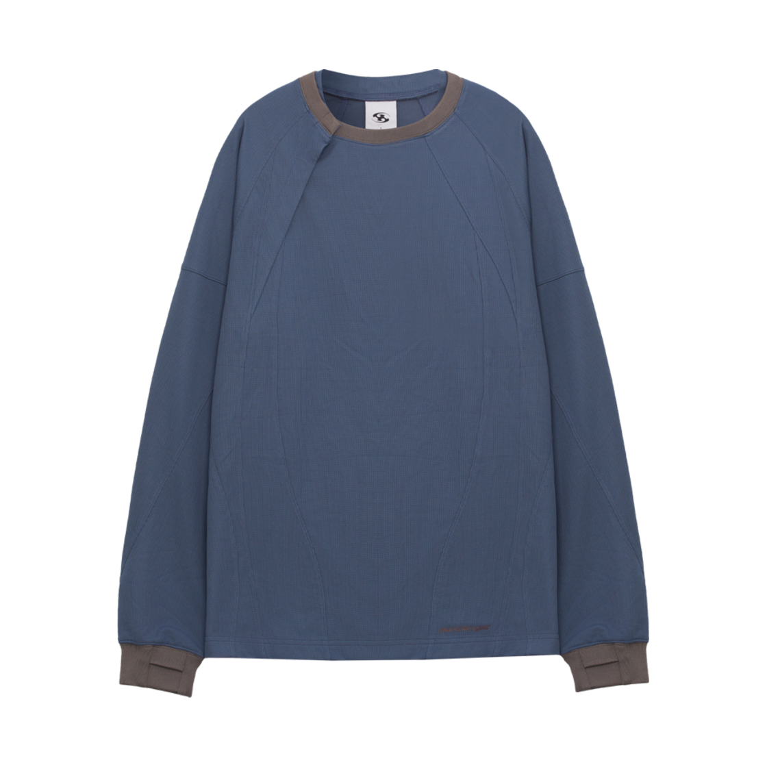 산산기어 플래킷 롱 슬리브 스프루스 블루(Sansan Gear Placket Long Sleeves Spruce Blue)