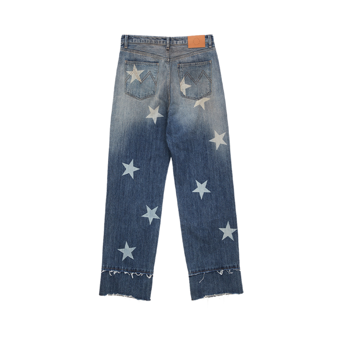 (W) 마뗑킴 스타라이트 워시드 데님 팬츠 블루((W) Matin Kim Starlight Washed Denim Pants Blue) - 2