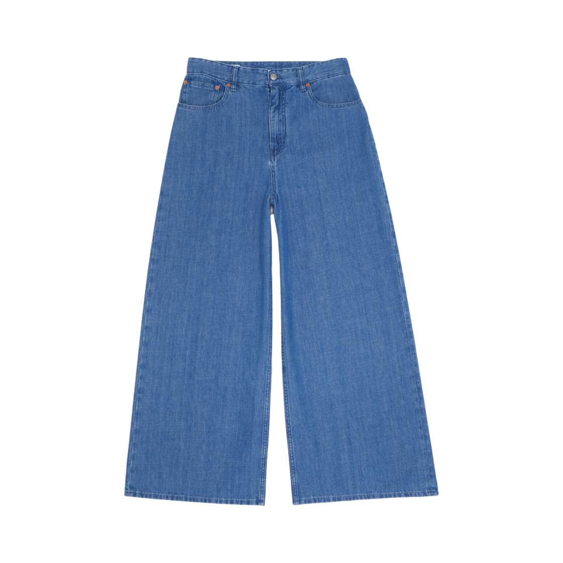 S52LA0162S30845961 (W) MM6 Maison Margiela 5 Pocket Oversized Trousers Blue Stripes